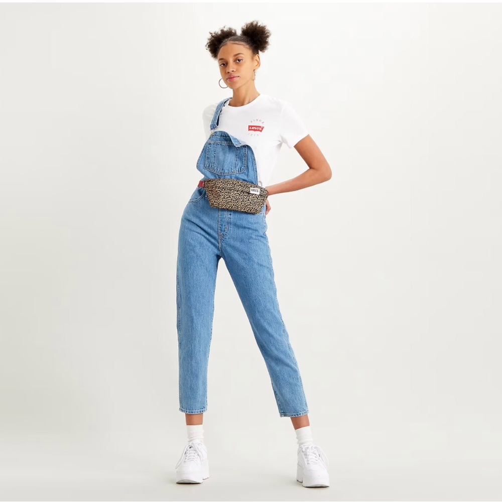 Levis Straight Leg Relaxed Denim Overalls 27